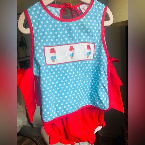 Other - The Smocking Place Red and Blue Garment